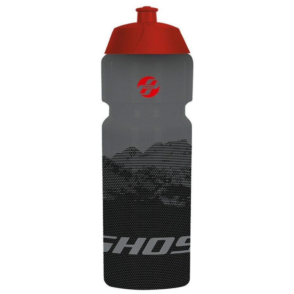 Фляга велосипедна Ghost 750 мл Black/Red (17144) - зображення 1