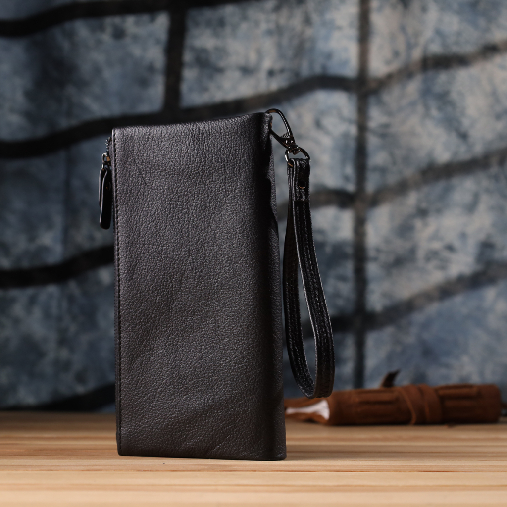 Гаманець ST Leather Шкіряний Чорний (23111) - зображення 10