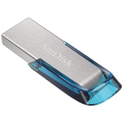 USB флеш накопичувач SanDisk 64GB Ultra Flair Blue USB 3.0 (SDCZ73-064G-G46B) - зображення 4