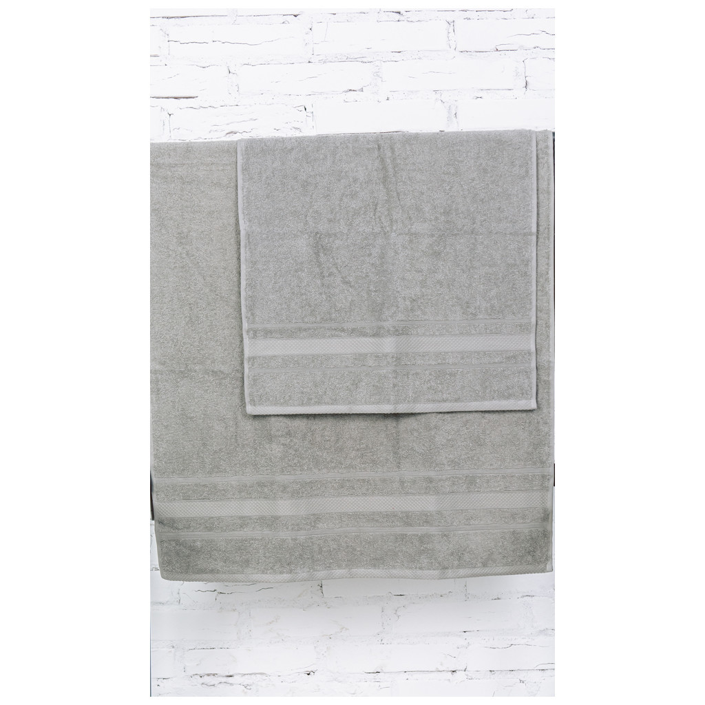 Рушник MirSon набір банний 5012 SoftNess Smoky 50x90, 70x140 (2200003183047) - зображення 2