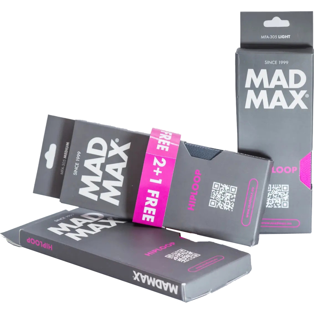 Еспандер MadMax MFA-305 Hiploop Grey/Pink набір 3 шт (MFA-305-3set) - зображення 10