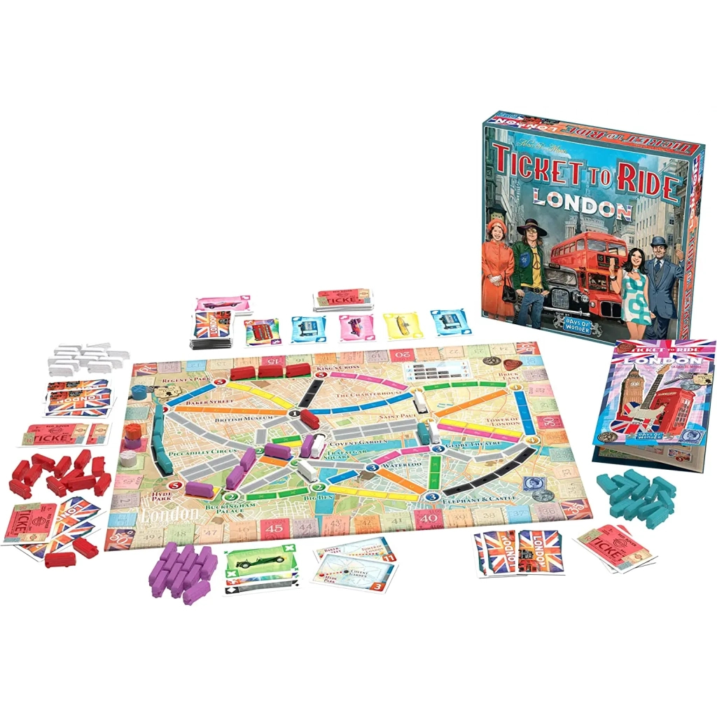 Настільна гра Days of Wonder Ticket to Ride: London , англійська (824968200612) - зображення 2