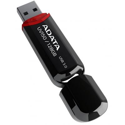 USB флеш накопичувач ADATA 128GB UV150 Black USB 3.0 (AUV150-128G-RBK) - зображення 5