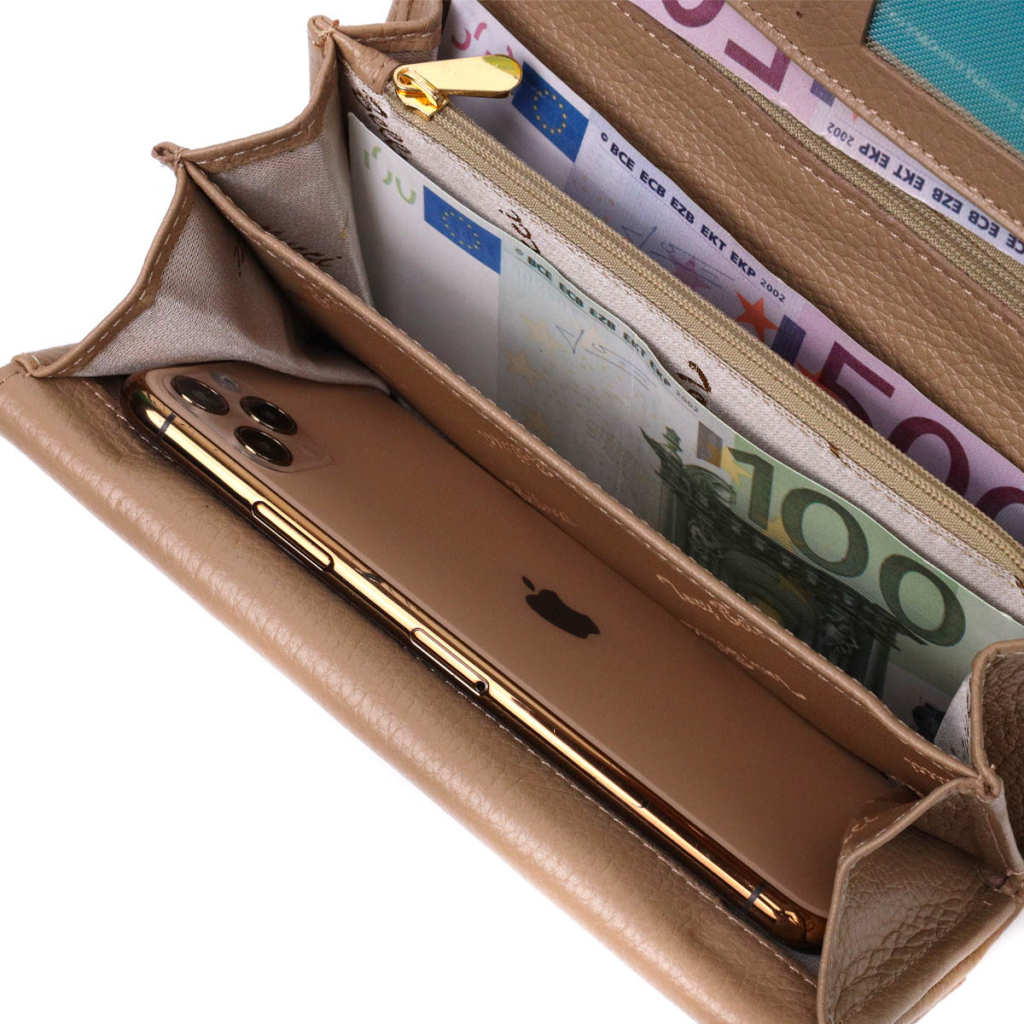 Гаманець Tony Bellucci З натуральної шкіри Бежевий (21959) - зображення 5