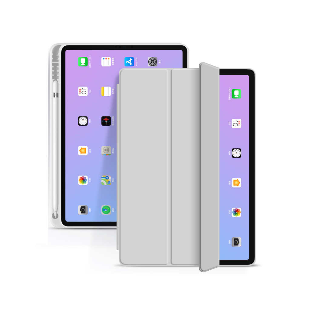 Чохол до планшета BeCover Pencil Apple iPad Air 10.9 2020/2021 Gray (705512) - зображення 1