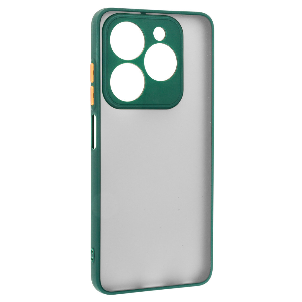 Чохол до мобільного телефона Armorstandart Frosted Matte Tecno Spark 20C (BG7n) Dark Green (ARM73583) - зображення 1