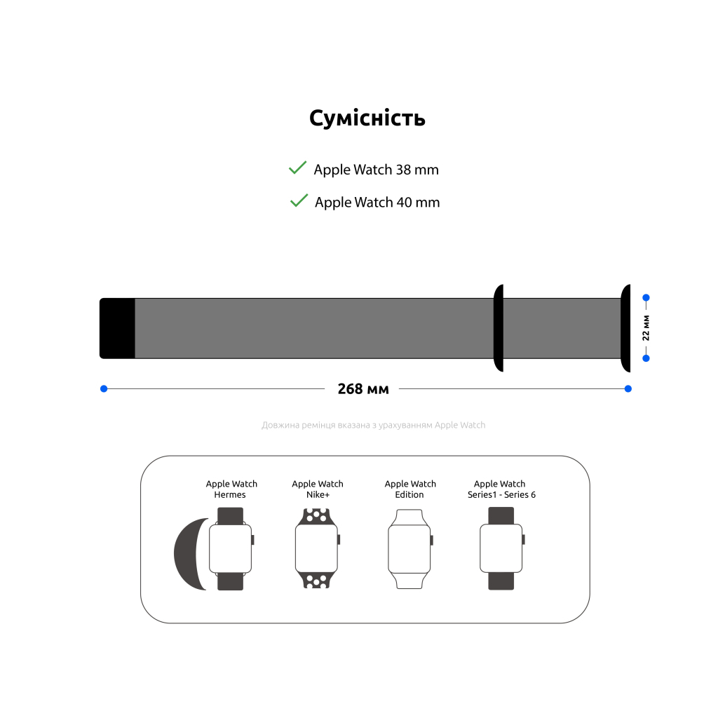 Ремінець до смарт-годинника Armorstandart Sport Band (3 Straps) для Apple Watch 42 (Series 11-10)/41/40/38 Lavender Grey (ARM57871) - зображення 4