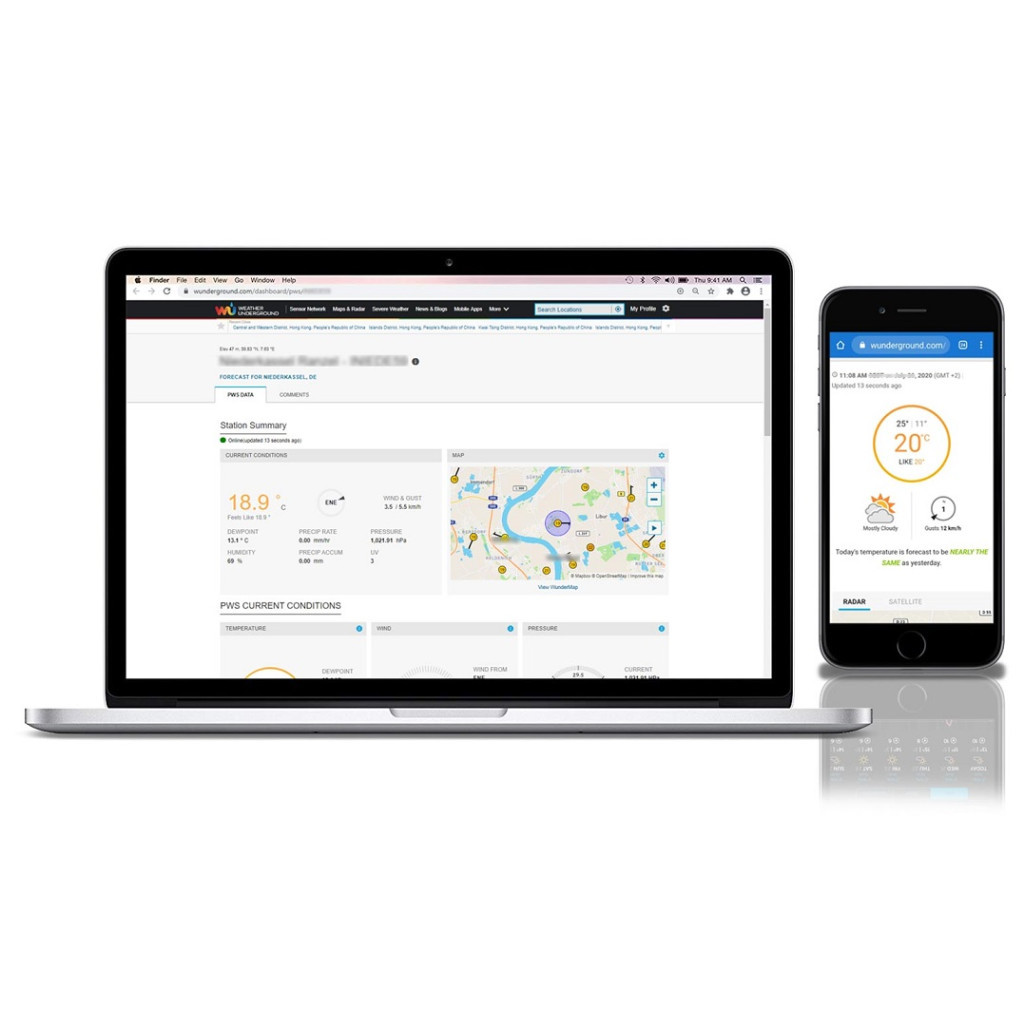 Метеостанція Sencor SWS12500WIFI - зображення 8