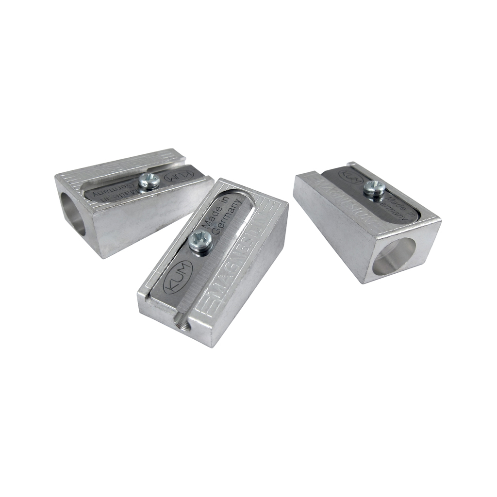 Точилка Kum металева зі сплаву магнію для олівців діаметром 8 мм (400K) - зображення 1