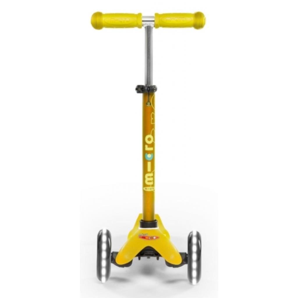 Самокат Micro Mini Deluxe Yellow LED (MMD053) - зображення 3