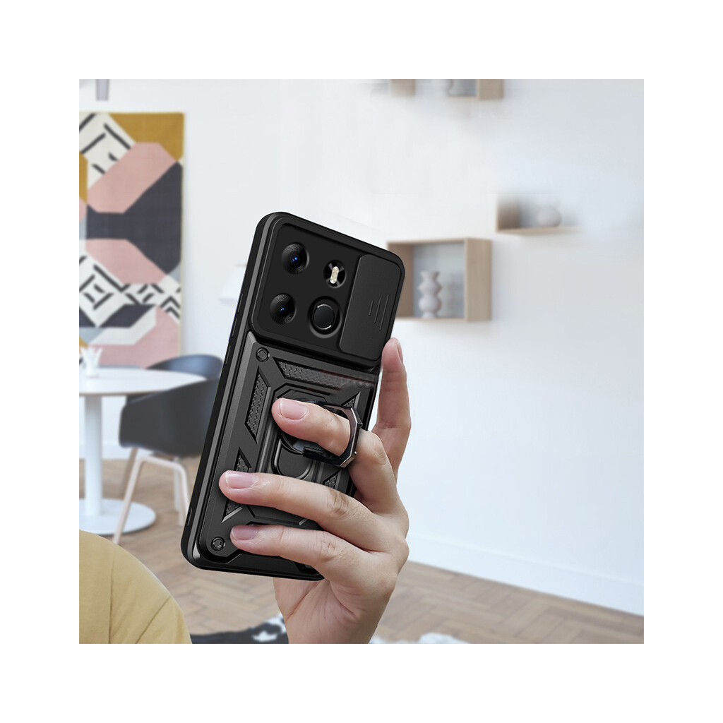 Чохол до мобільного телефона BeCover Military Tecno Spark Go 2023 (BF7) Black (709151) - зображення 2