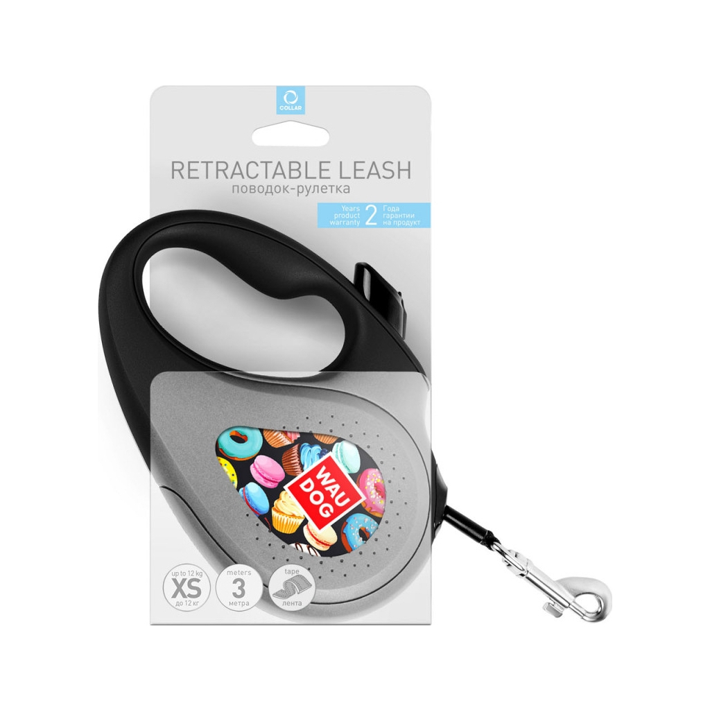 Повідок для собак WAUDOG R-leash "Пончики" S до 15 кг 5 м (8124-0070-01) - зображення 3