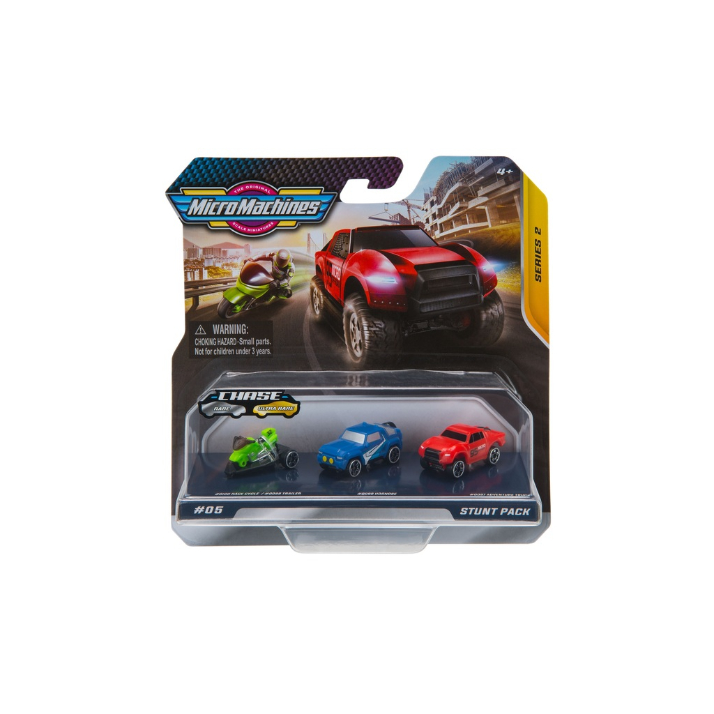 Машина Micro Machines Трюковий , 3 шт (6606083) - зображення 1