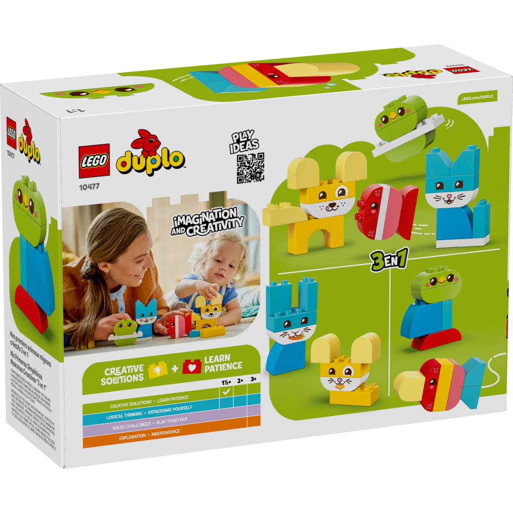 Конструктор LEGO DUPLO My First Чарівні творчі домашні улюбленці 3 в 1 (10477-) - зображення 9