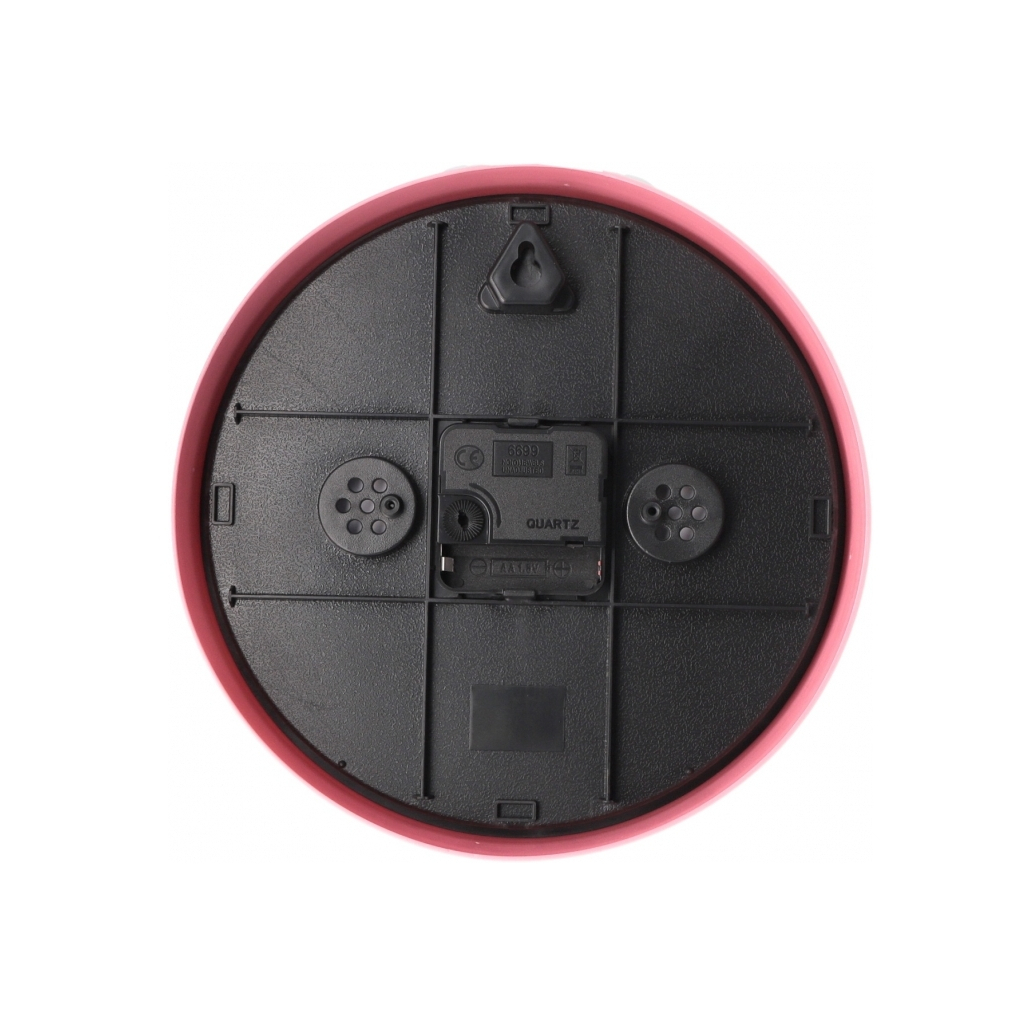 Настінний годинник Optima Little Lamb пластиковий, рожевий (O52104) - зображення 3