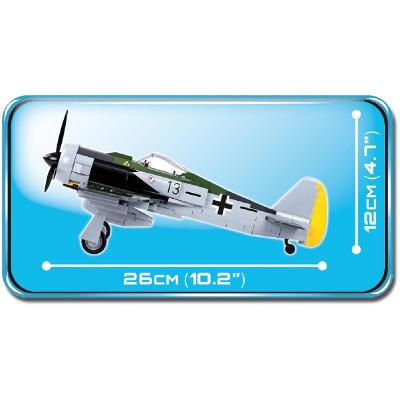Конструктор Cobi Друга Світова Війна Літак Фокке-Вульф FW-190A-8, 285 деталей (COBI-5535) - зображення 9