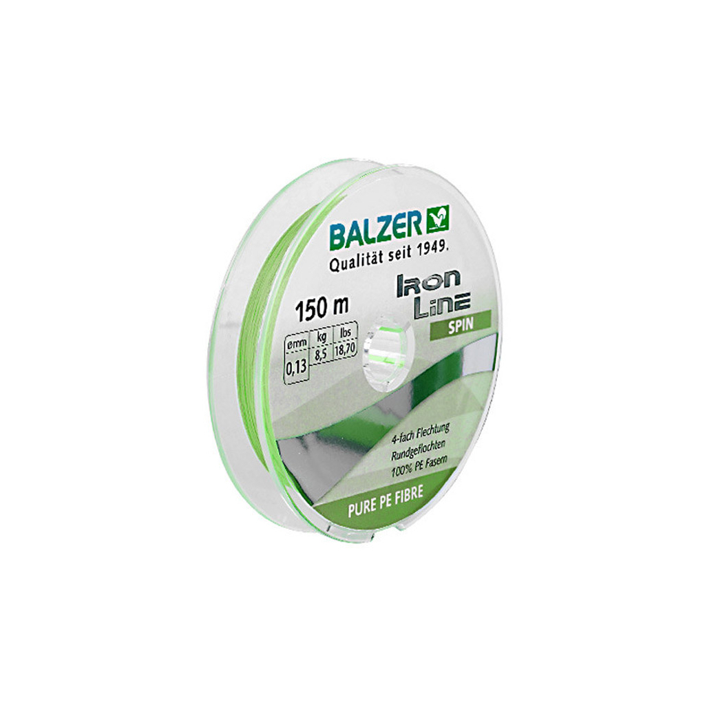 Шнур Balzer Iron Line 4x Chartreuse 150м 0.16мм 10.2кг (салатовий) (12632 016) - зображення 2
