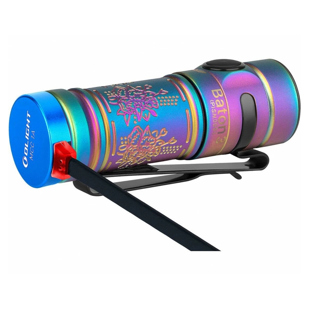 Ліхтар Olight Baton 3 Premium Edition Spring (2370.35.40) - зображення 4
