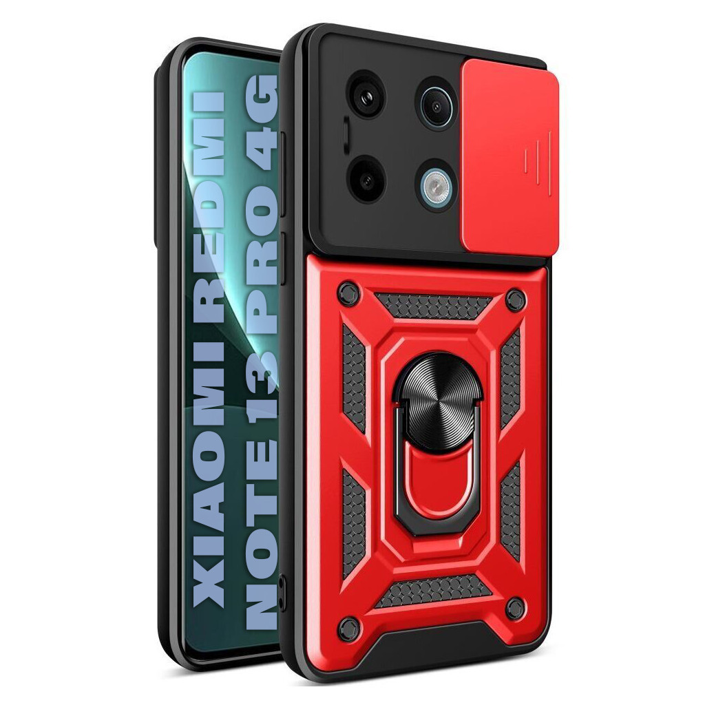Чохол до мобільного телефона BeCover Military Xiaomi Redmi Note 13 Pro 4G Red (711027) - зображення 1