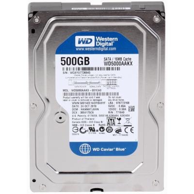 Жорсткий диск 3.5"  500Gb WD (# WD5000AAKX #) - зображення 1