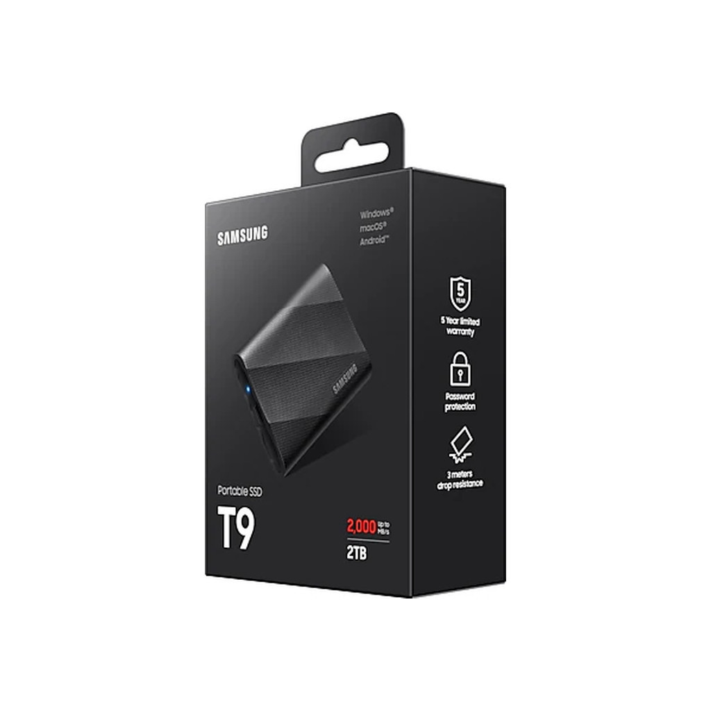 Накопичувач SSD USB 3.2 2TB T9 Samsung (MU-PG2T0B/EU) - изображение 11