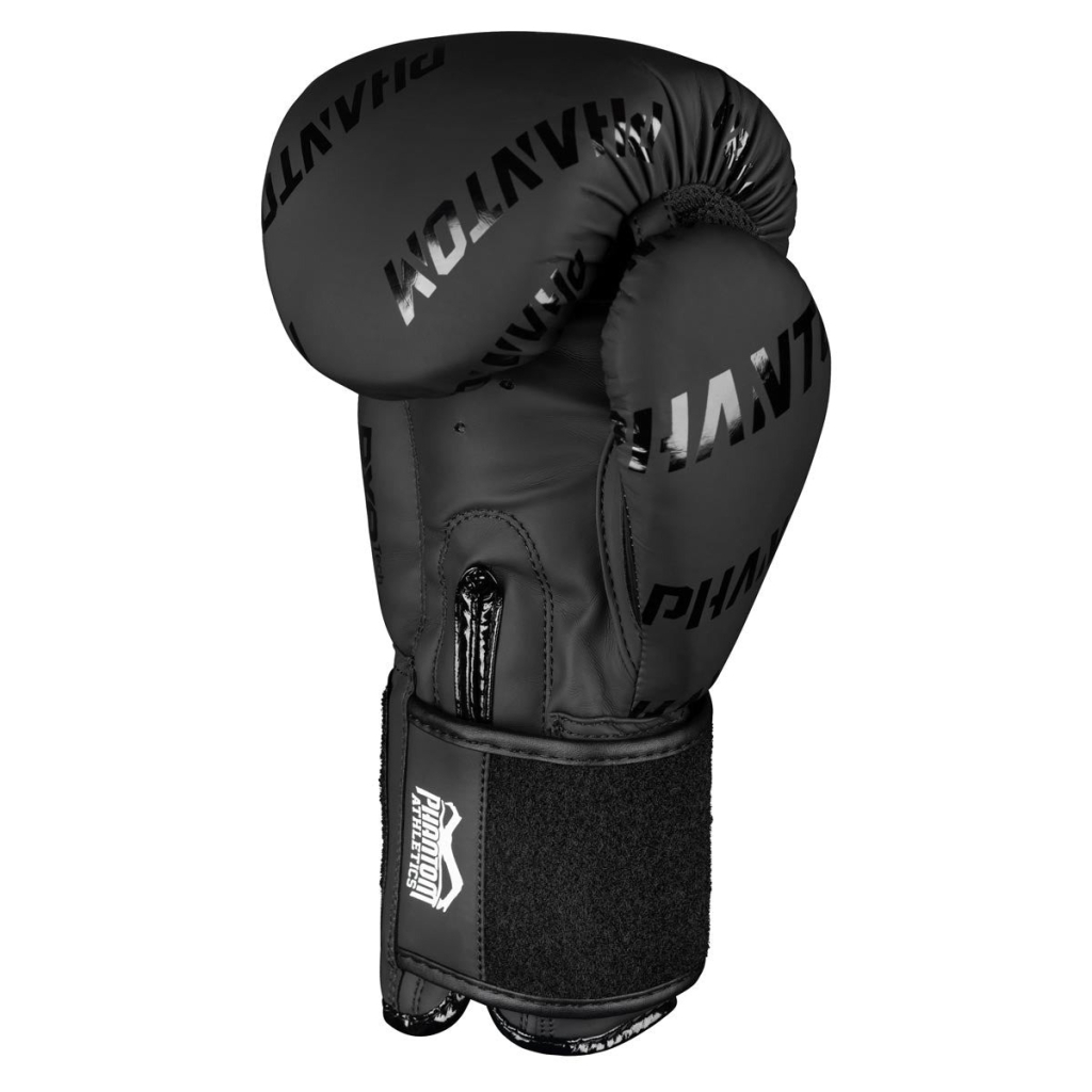 Боксерські рукавички Phantom APEX Velcro Black 12 унцій (PHBG2368-12) - зображення 4