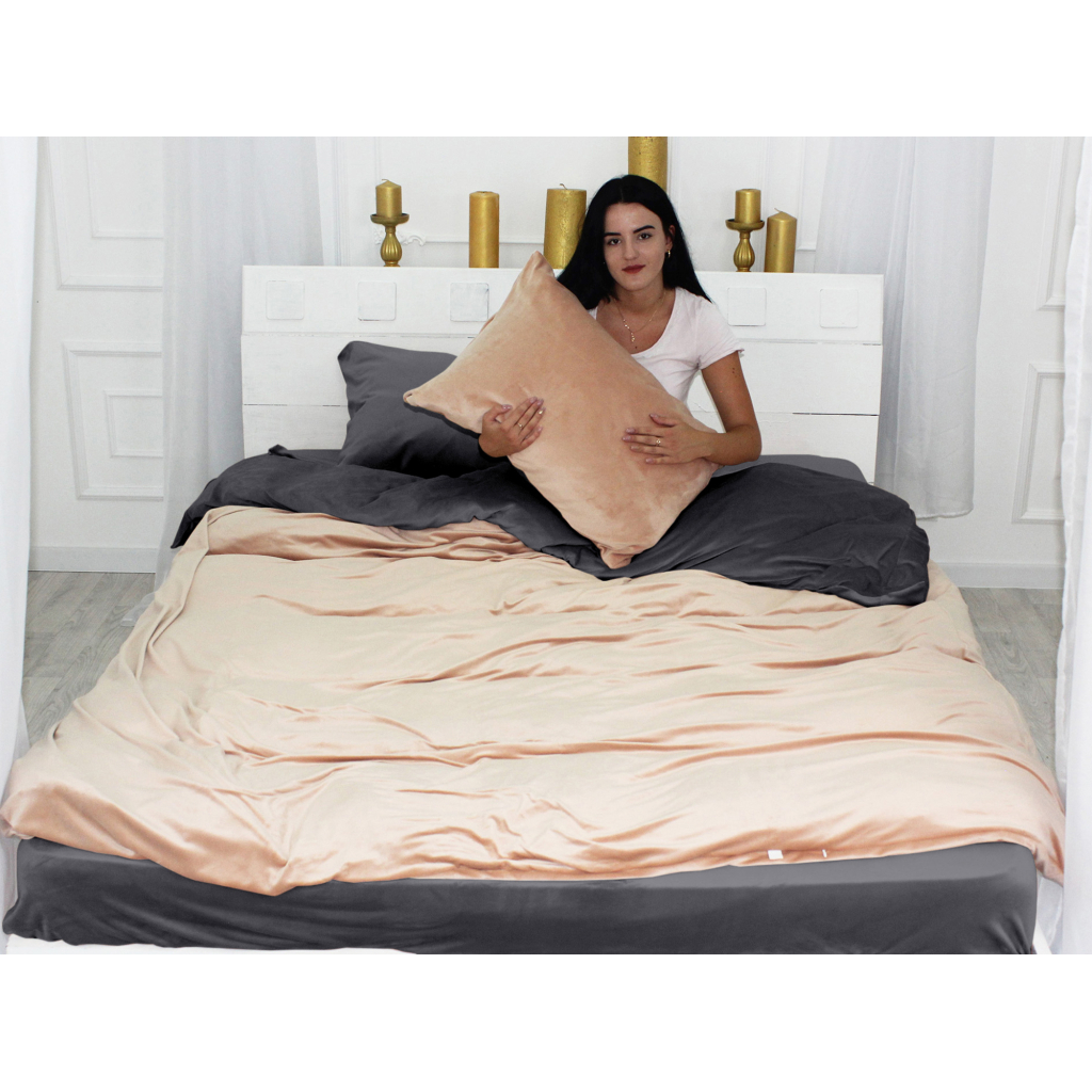 Постільна білизна MirSon Велюр Winter Frost 28-0004 + 28-0005 Chamomile Velvet 220х240 (2200004010229) - зображення 2