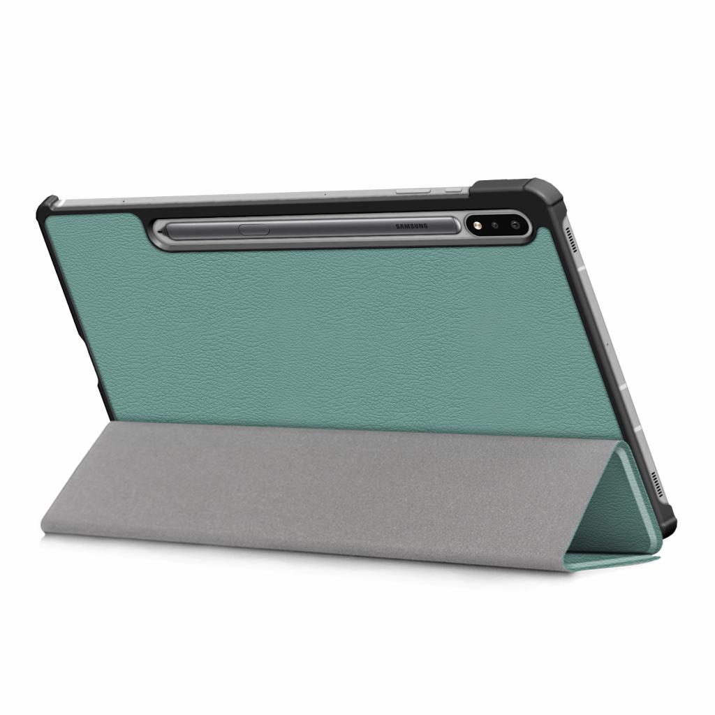 Чохол до планшета BeCover Smart Case Samsung Galaxy Tab S7 (SM-T875)/S8 (SM-X700/SM-X706) Dark Green (705222) - зображення 4