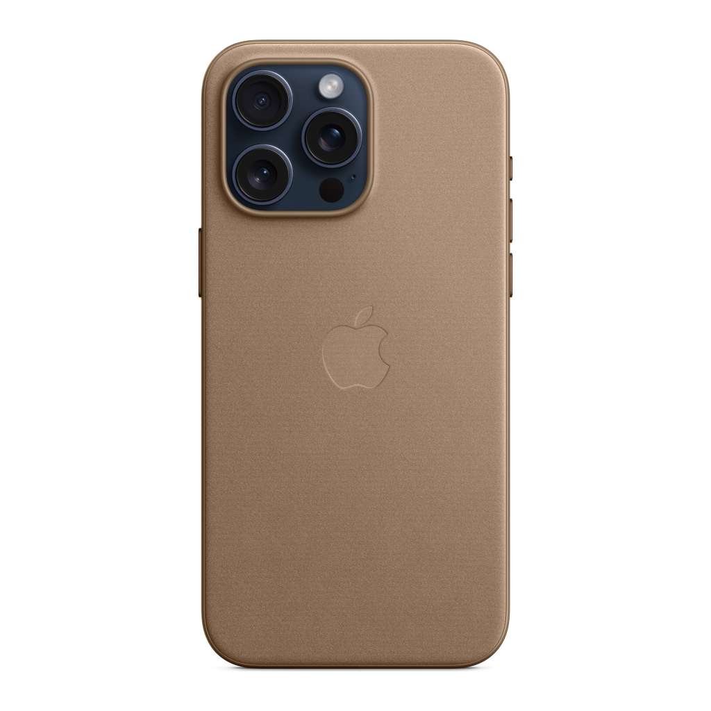 Чохол до мобільного телефона Apple iPhone 15 Pro Max FineWoven Case with MagSafe Taupe (MT4W3ZM/A) - зображення 2