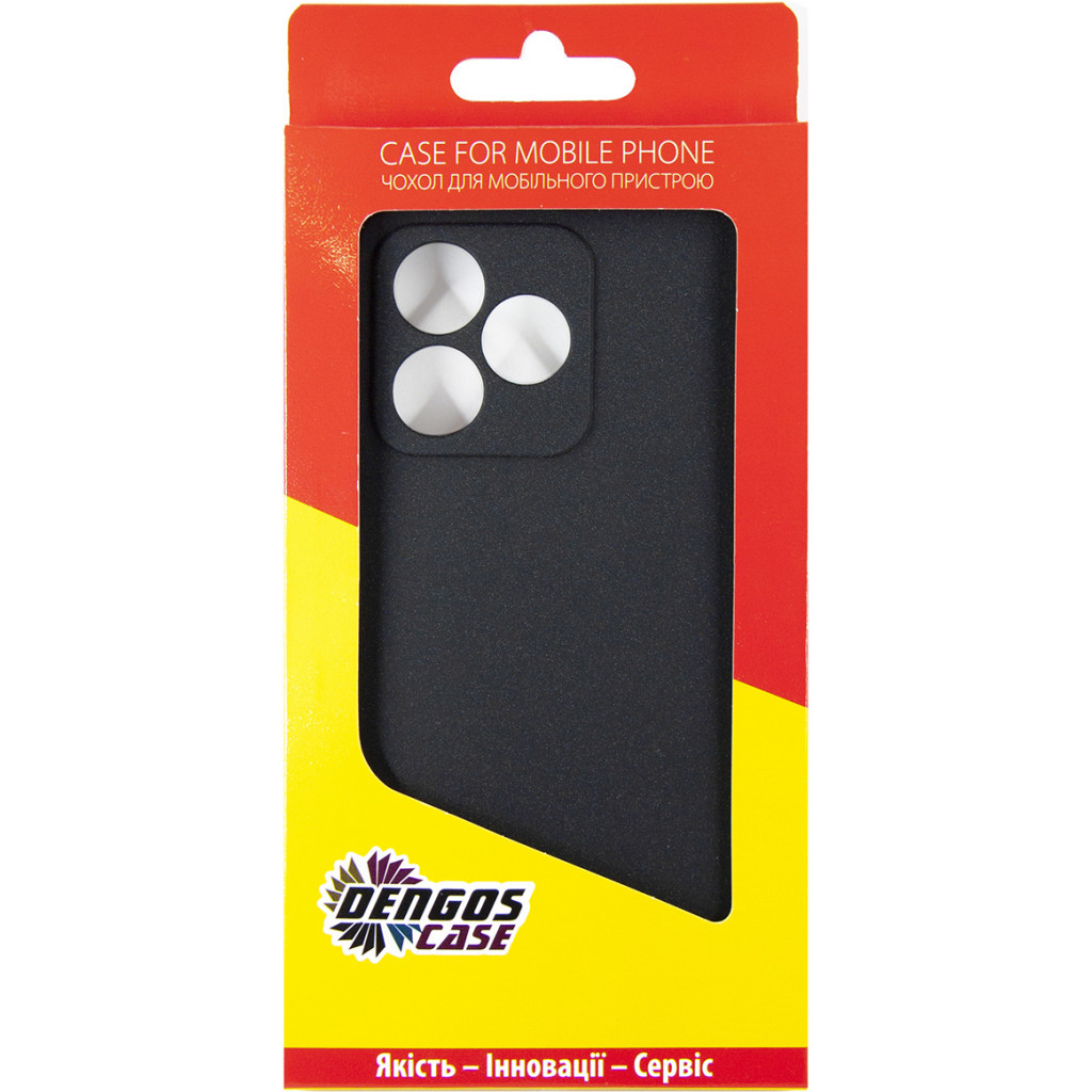 Чохол до мобільного телефона Dengos Carbon Realme C53 (black) (DG-TPU-CRBN-195) - зображення 6