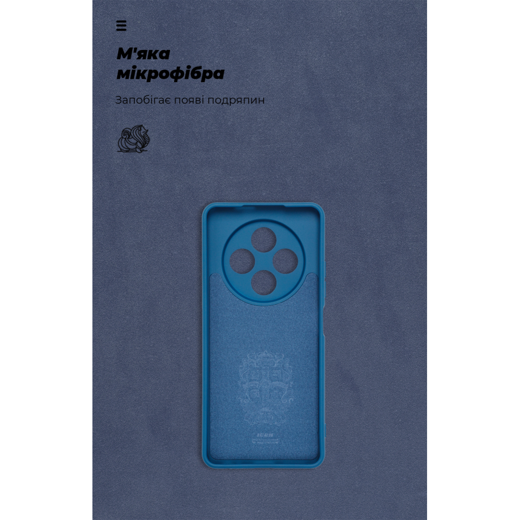 Чохол до мобільного телефона Armorstandart ICON Tecno Spark 30 4G (KL6) Camera cover Dark Blue (ARM81366) - зображення 4