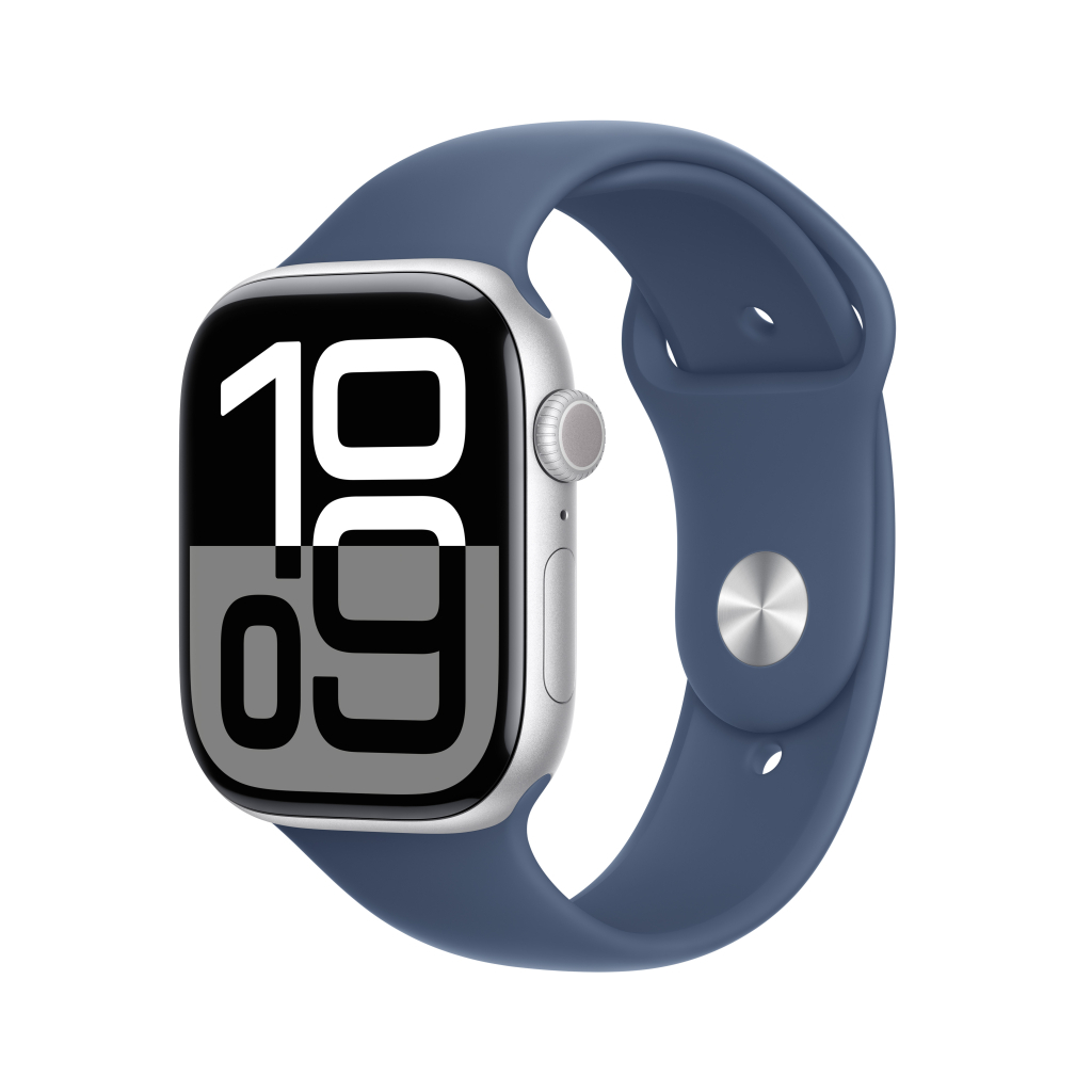 Смарт-годинник Apple Watch Series 10 GPS + Cellular 42mm Gold Titanium Case with Starlight Sport Band - S/M (MX063QH/A) - зображення 1
