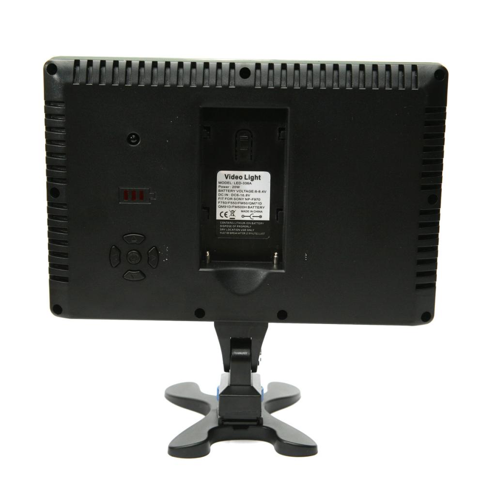Накамерне світло PowerPlant cam light LED 336A - зображення 2