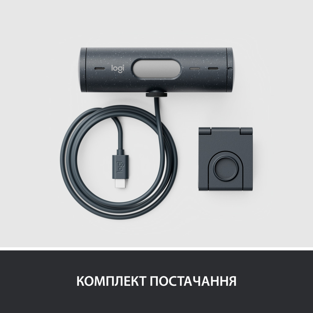 Веб-камера Logitech Brio 500 Graphite (960-001422) - зображення 10