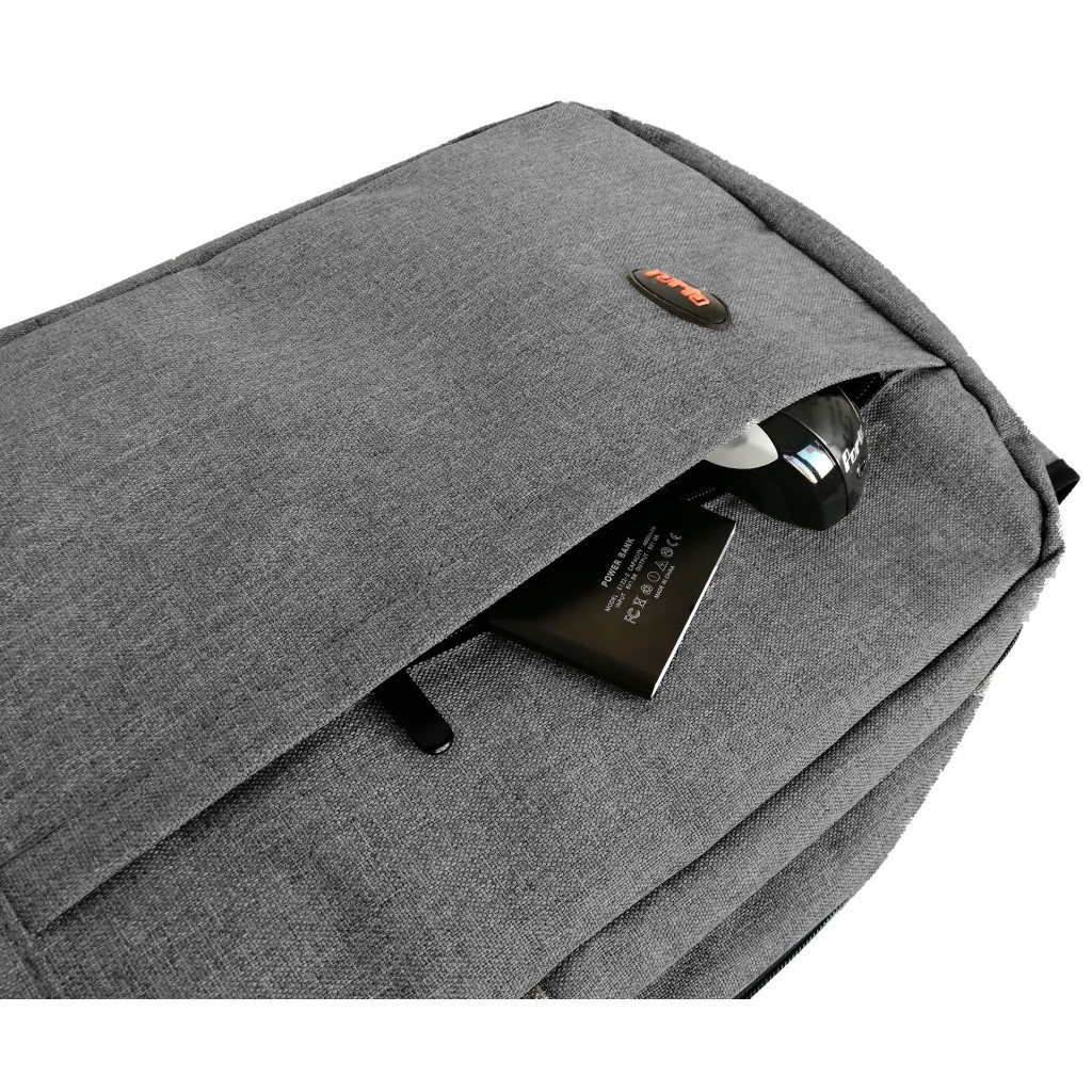 Рюкзак для ноутбука Porto 15.6" RNB-3014 GY (RNB-3014GY) - зображення 10