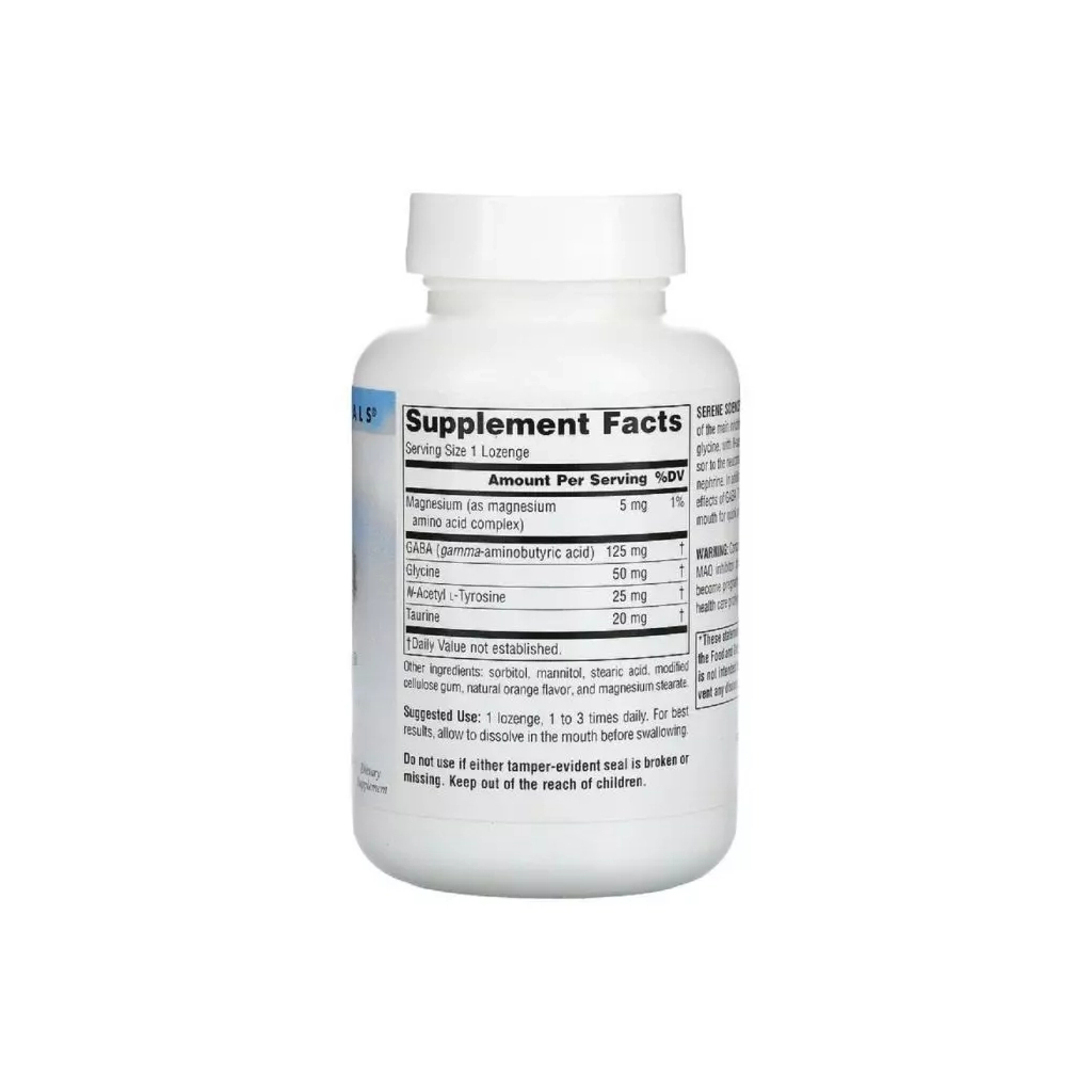 Амінокислота Source Naturals GABA (гама-аміномасляна кислота), Смак Апельсина, Serene Sci (SNS-00269) - зображення 2