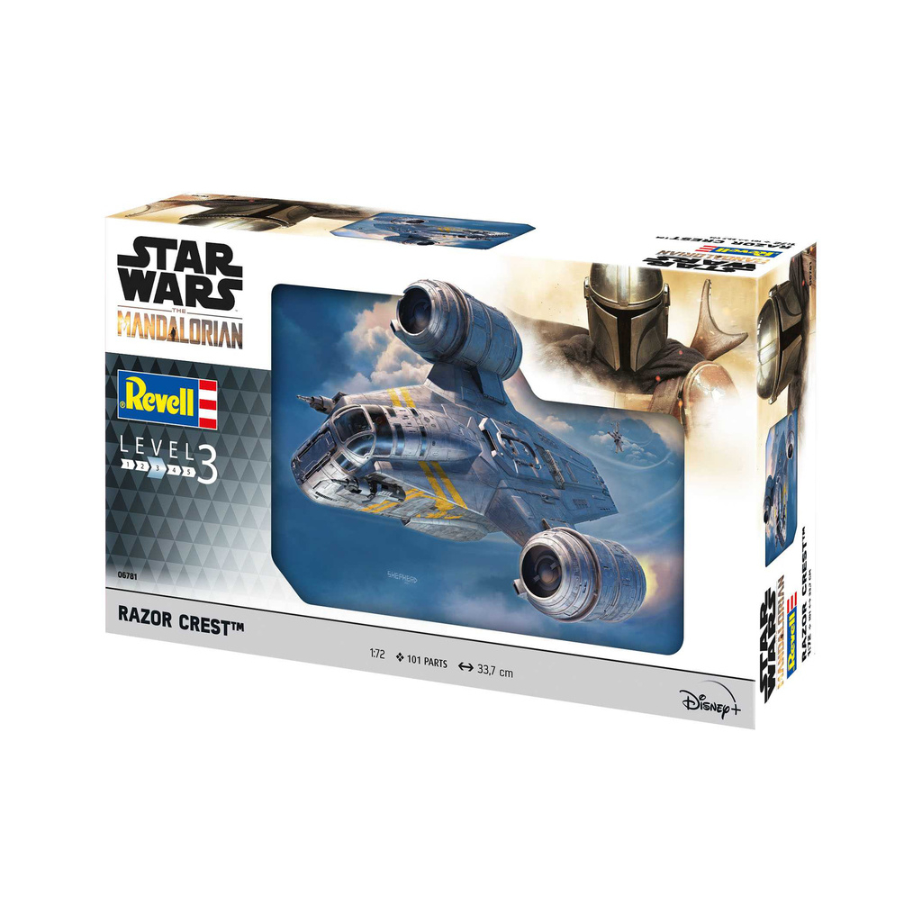 Збірна модель Revell Корабель The Razor Crest з серіалу "Мандалорець" рівень 3, 1:72 (RVL-06781) - зображення 1