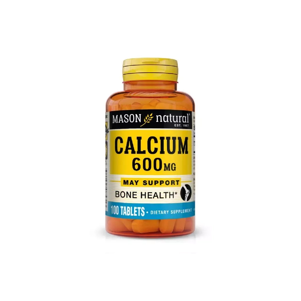 Мінерали Mason Natural Кальцій 600 мг, Calcium 600 mg, 100 таблеток (MAV08531) - зображення 1