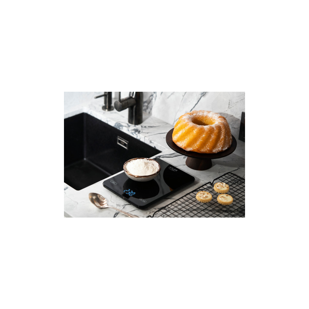 Ваги кухонні Adler AD 3177 black - зображення 8