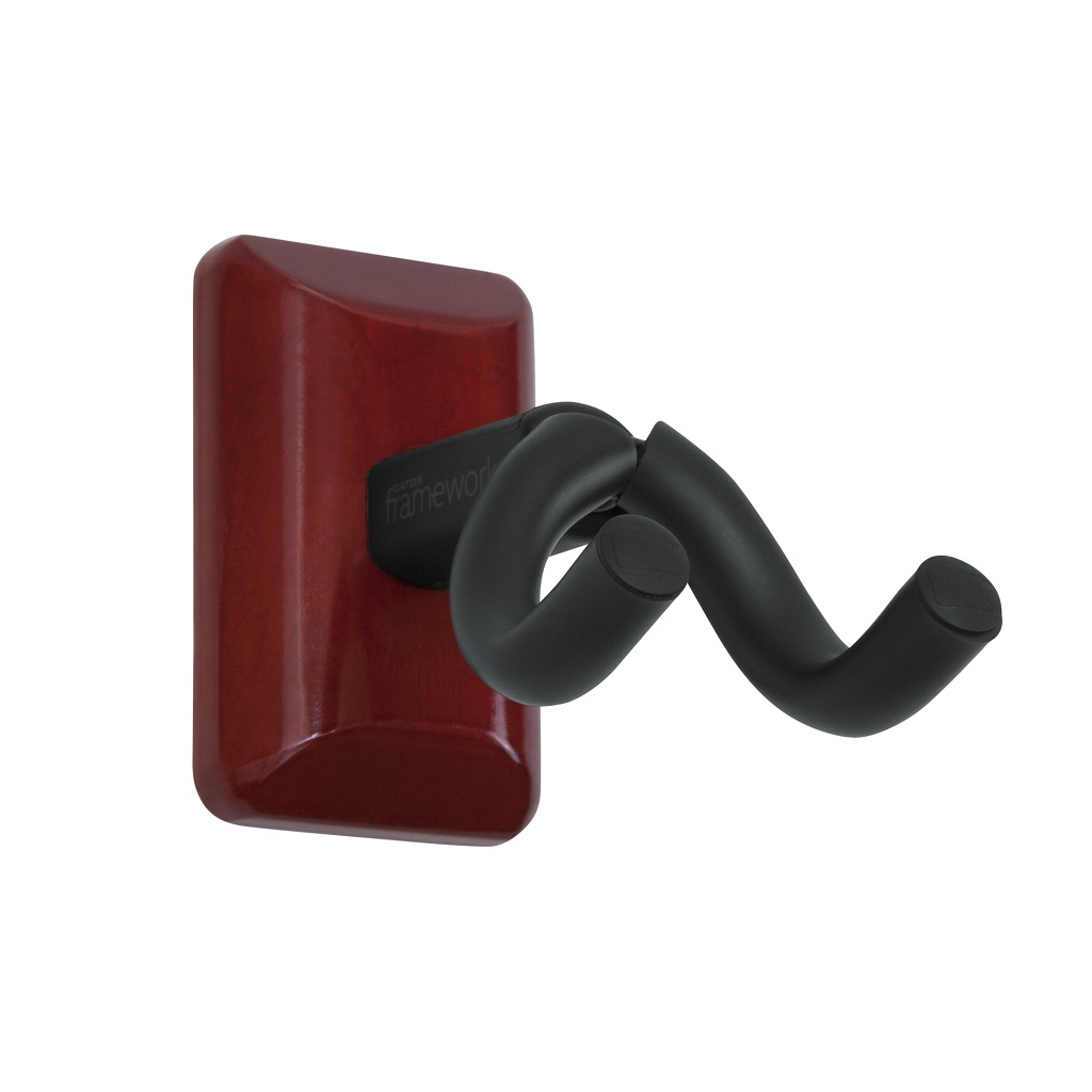 Тримач для гітари Gator Frameworks Wall Mount Ukulele / Mandolin Hanger Cherry (GFW-UKE-HNGRCHR) - изображение 1