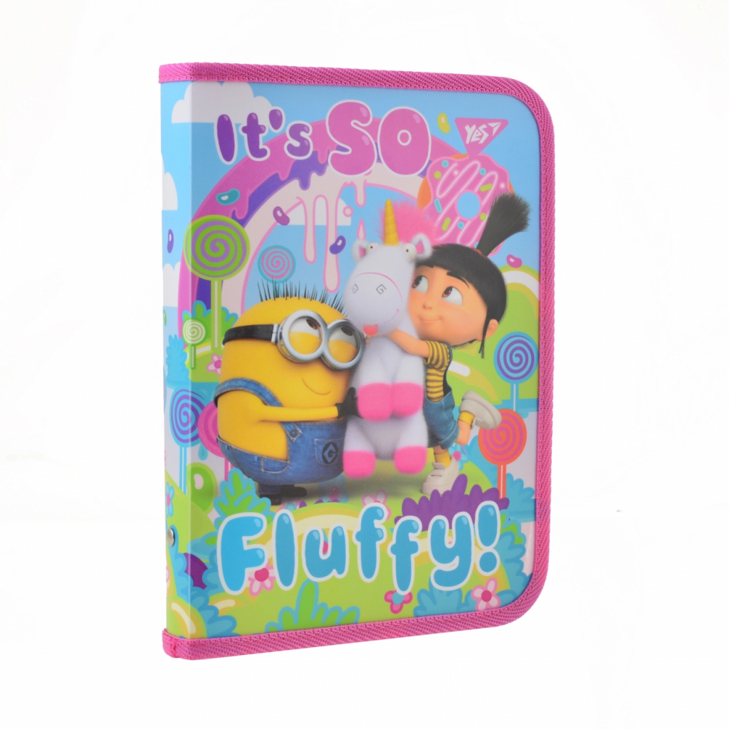 Папка для зошитів Yes В5 на блискавці Minions Fluffy (491657) - зображення 1