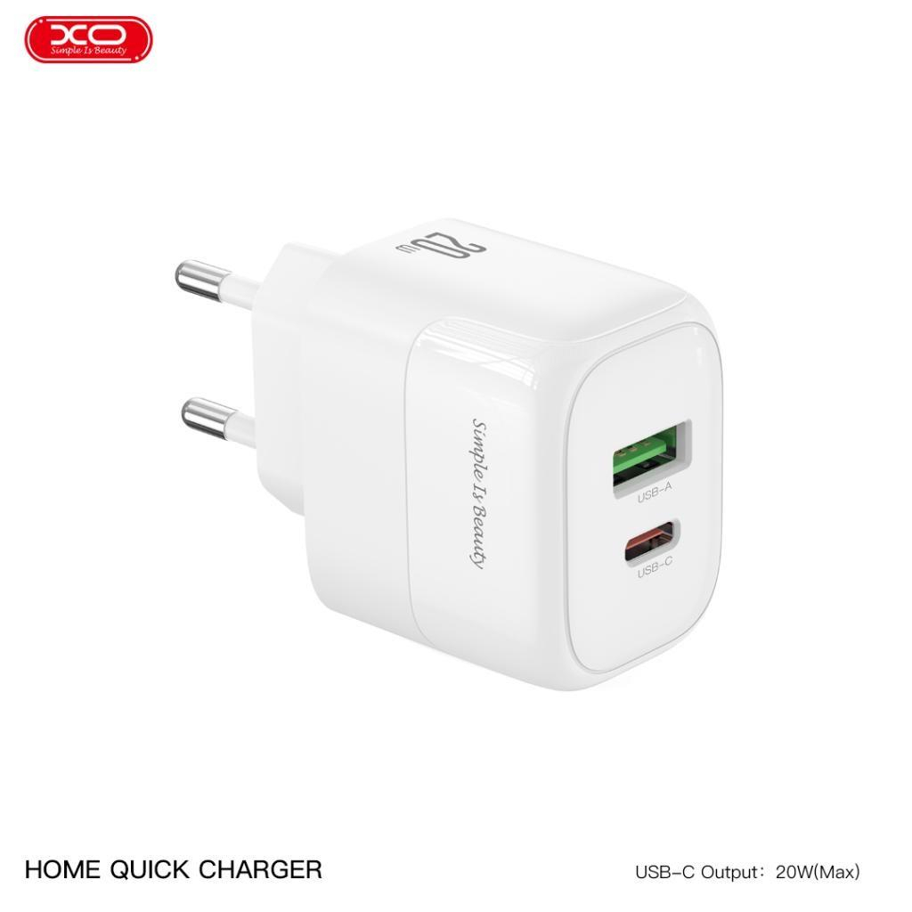 Зарядний пристрій XO 1xUSB QC3.0 + 1xUSB-C PD20W (XO-QC37) - зображення 8