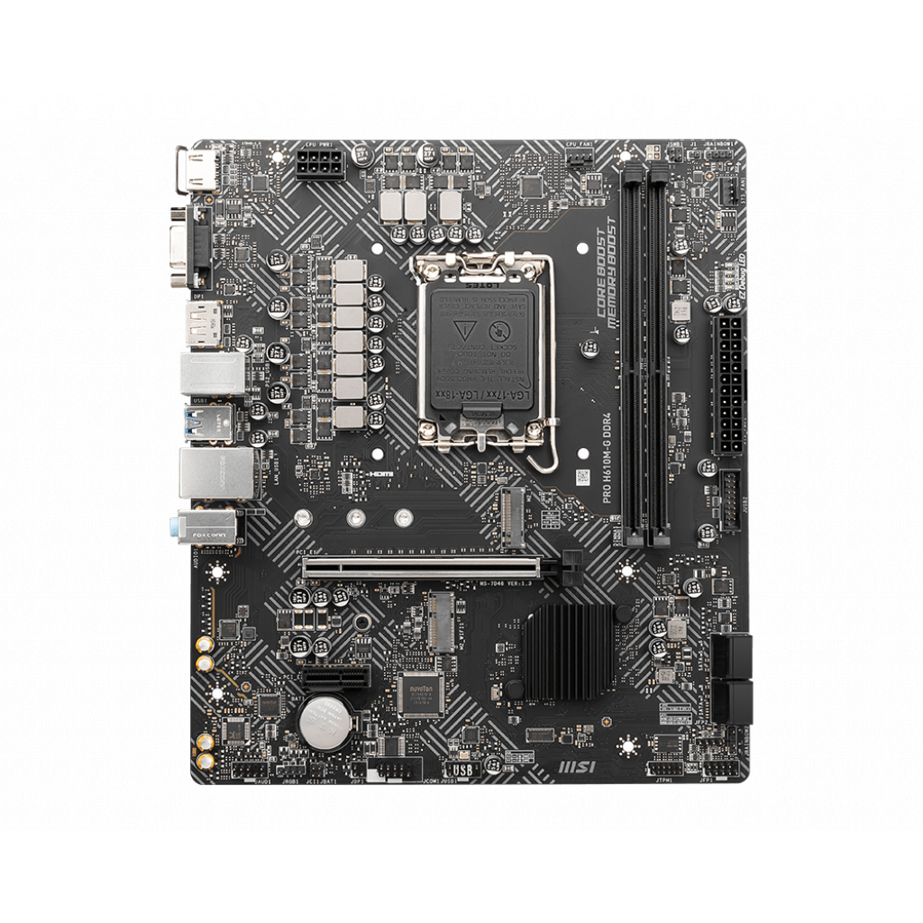 Материнська плата MSI PRO H610M-G DDR4 - зображення 2