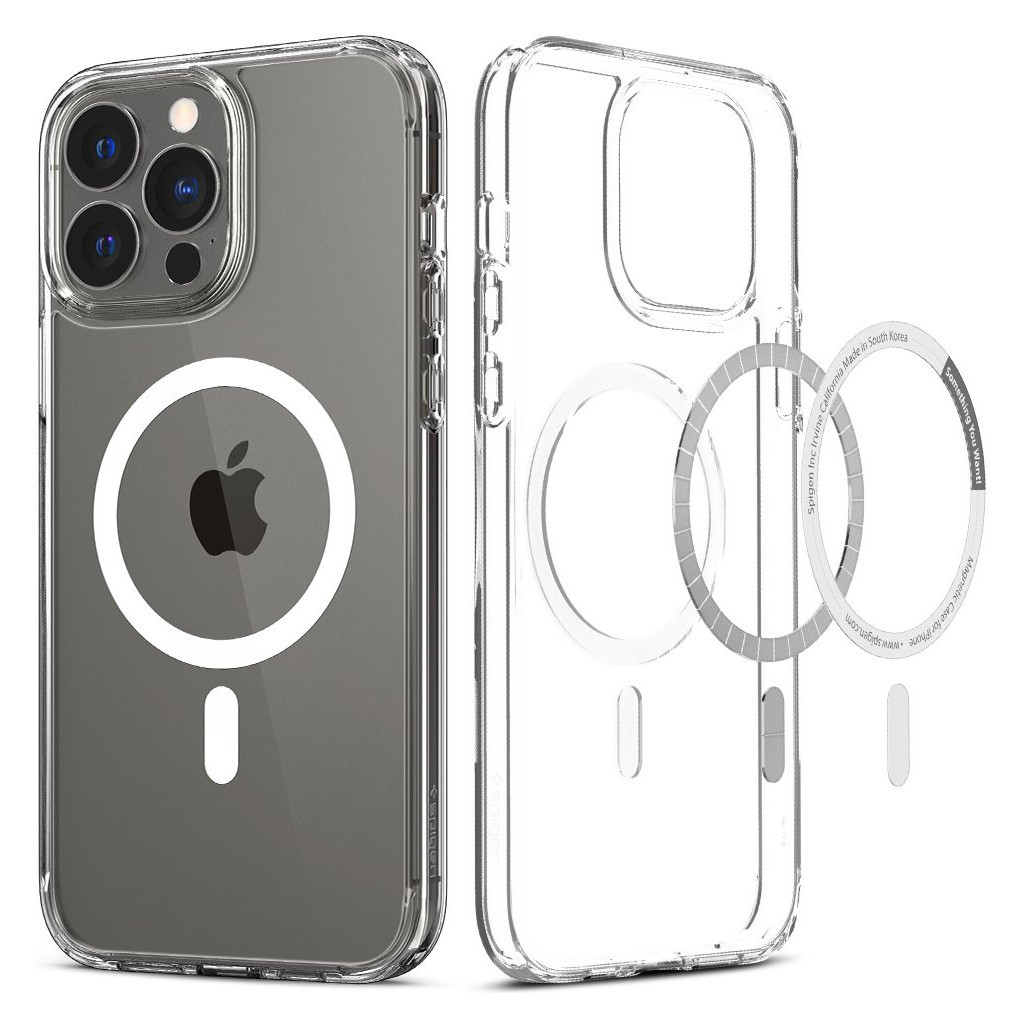 Чохол до мобільного телефона Spigen Apple Iphone 13 Pro Ultra Hybrid Mag Safe, White (ACS03267) - изображение 9