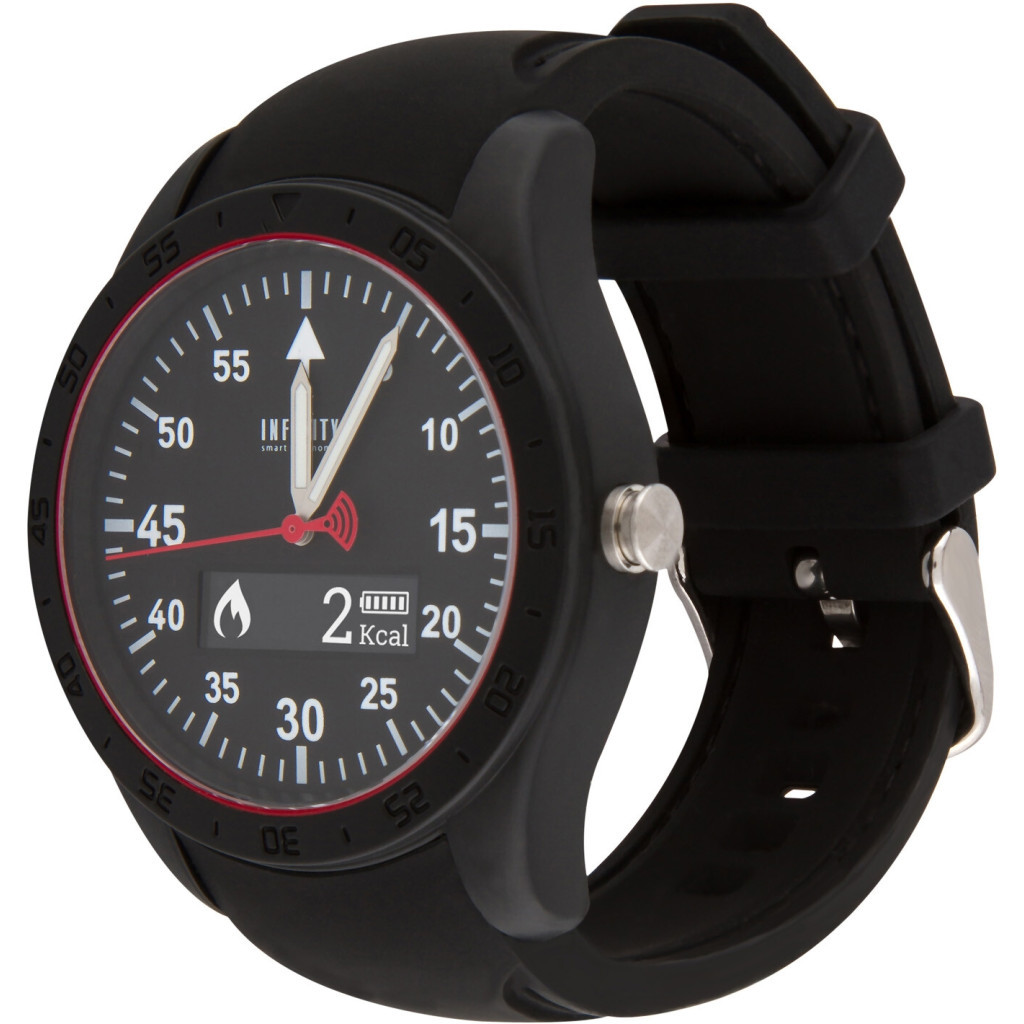 Смарт-годинник Atrix INFINITYS X20 45mm Swiss Sport Chrono Black-silicone Смарт-г (swwpaii2sscbs) - зображення 1