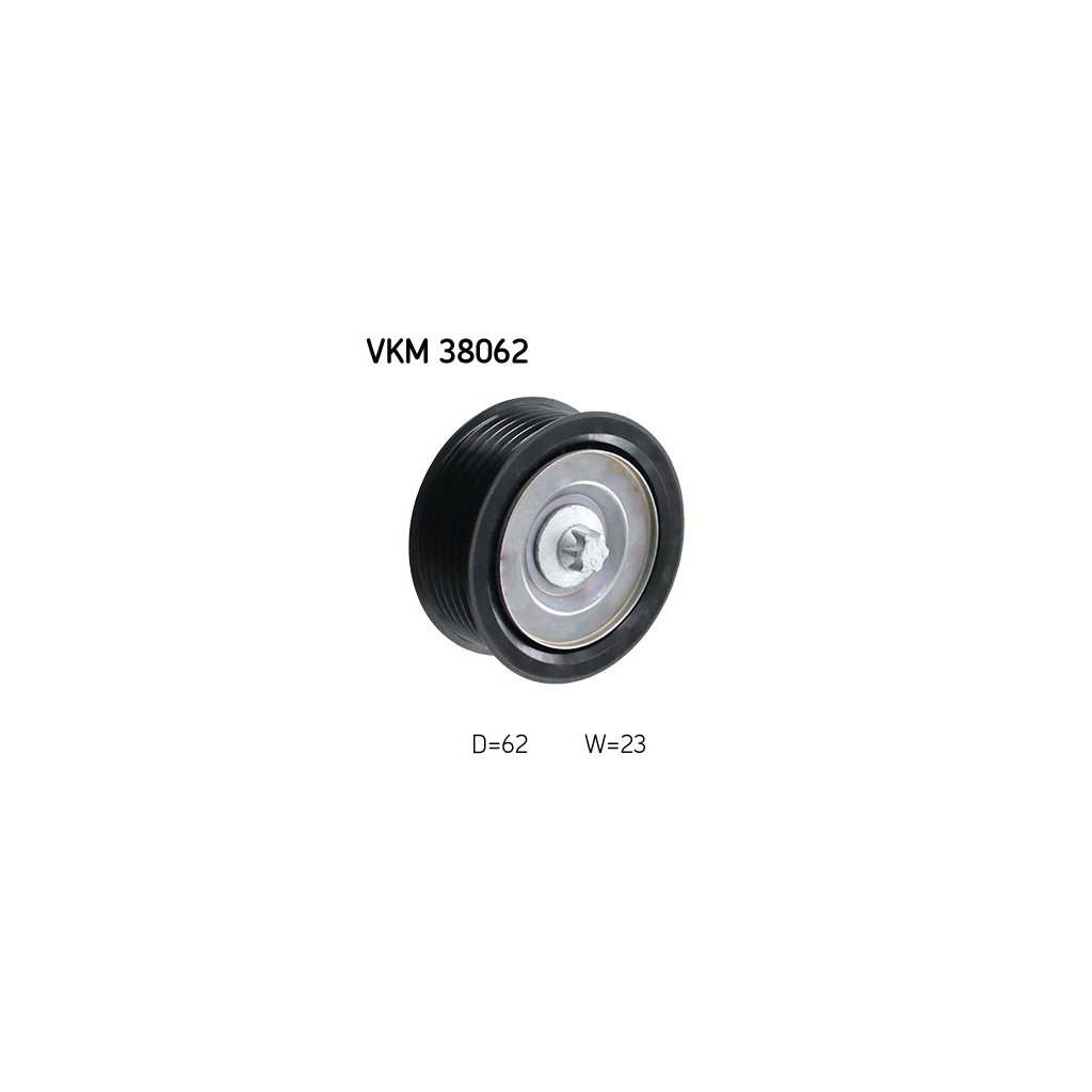 Ролик натягувача ременя SKF VKM 38062 - зображення 1