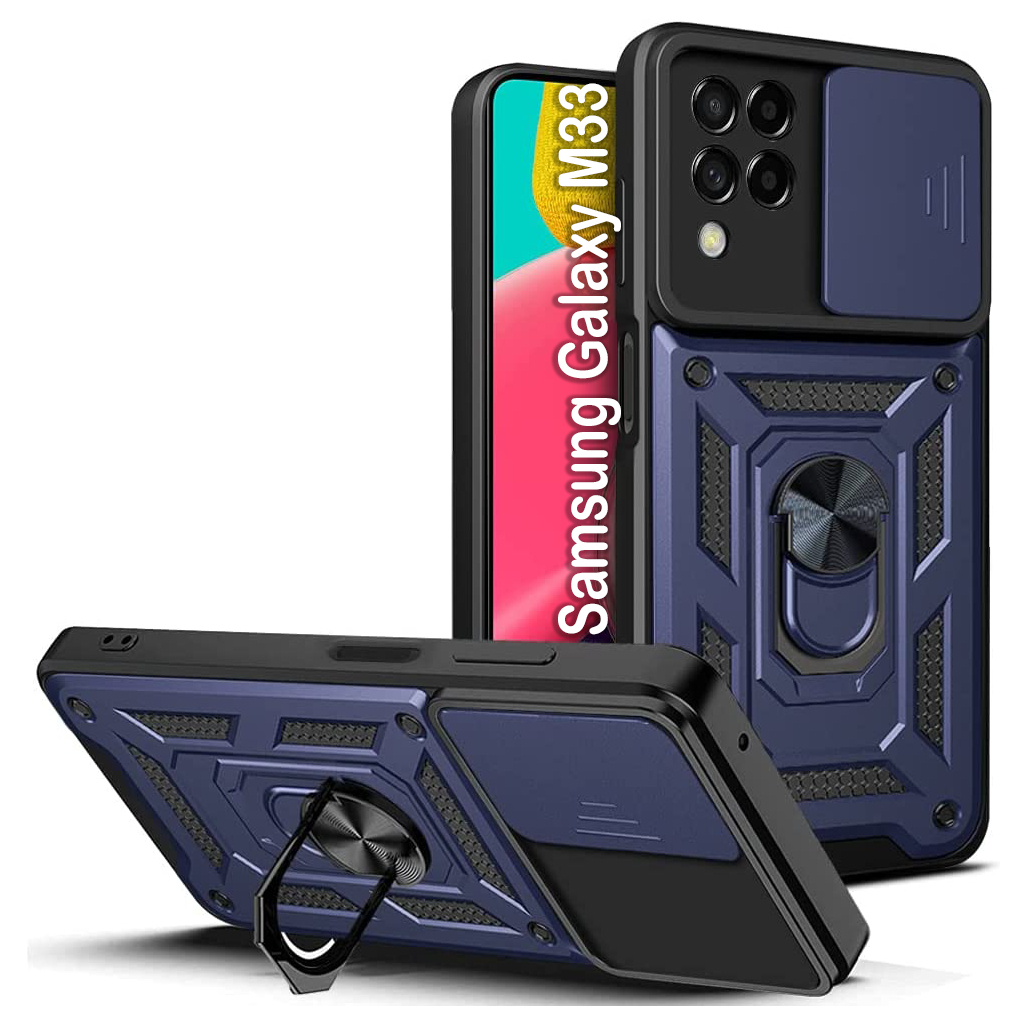 Чохол до мобільного телефона BeCover Military Samsung Galaxy M33 SM-M336 Blue (707388) - зображення 1