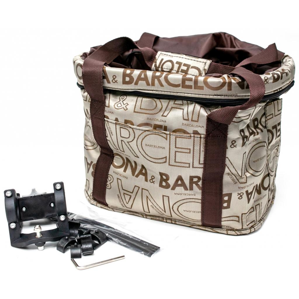 Велосумка на кермо Bravvos 30x25x25cm CK-084 Barcelona (BIB-033) - зображення 1