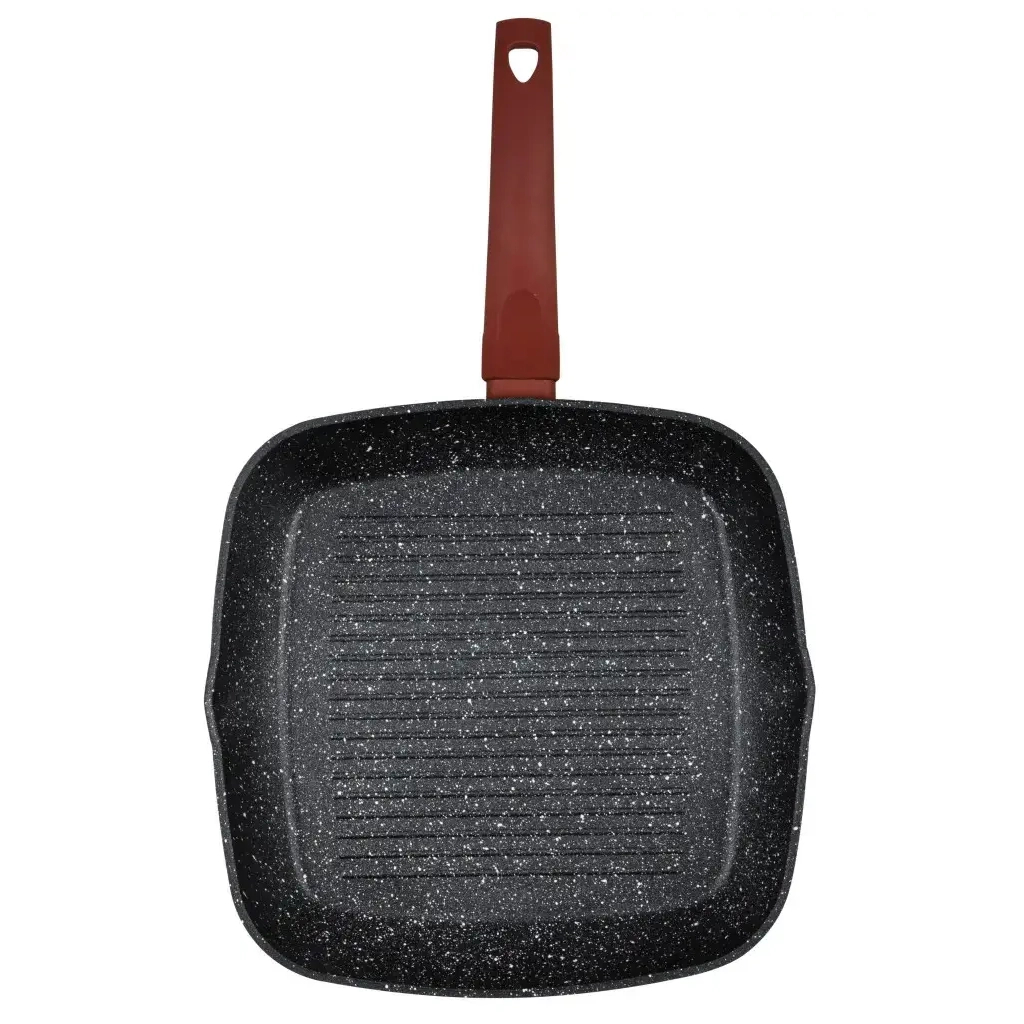 Сковорода Pepper Grill "Cherry" Lava-Stone 24 x 24 cм (PR-2110-24) - зображення 2