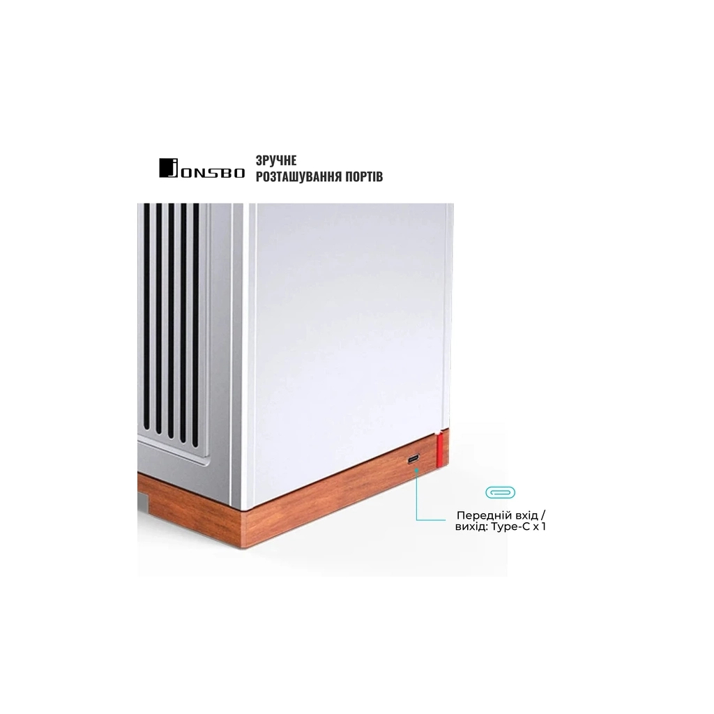 Корпус для ПК JONSBO T9 Silver - зображення 5